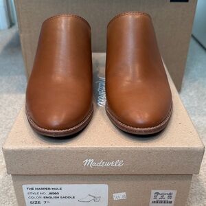 Madewell Women's The Harper Mule in English Saddle